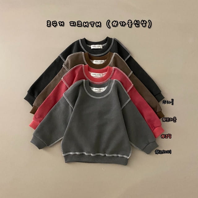 HARO HARO - Korean Children Fashion - #Kfashion4kids - Pigment Stitch Sweatshirt