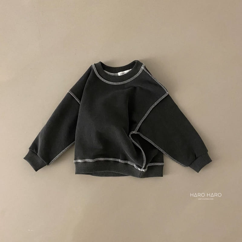 HARO HARO - Korean Children Fashion - #Kfashion4kids - Pigment Stitch Sweatshirt - 10