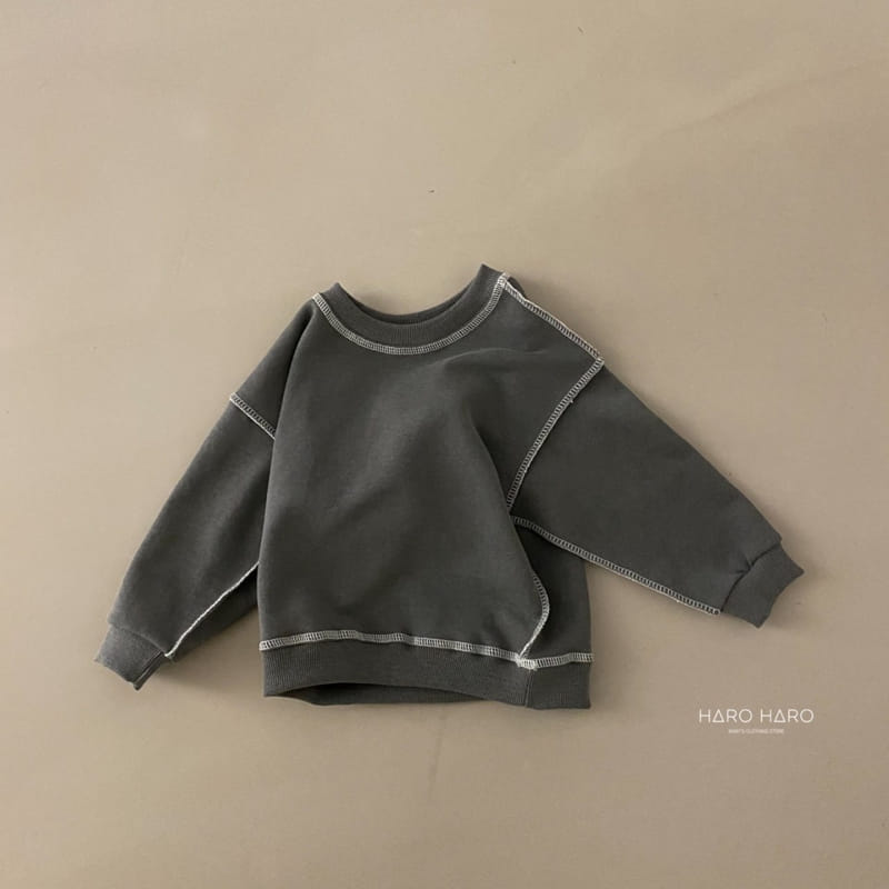 HARO HARO - Korean Children Fashion - #Kfashion4kids - Pigment Stitch Sweatshirt - 7