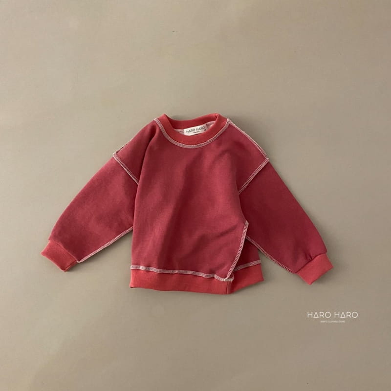 HARO HARO - Korean Children Fashion - #Kfashion4kids - Pigment Stitch Sweatshirt - 8