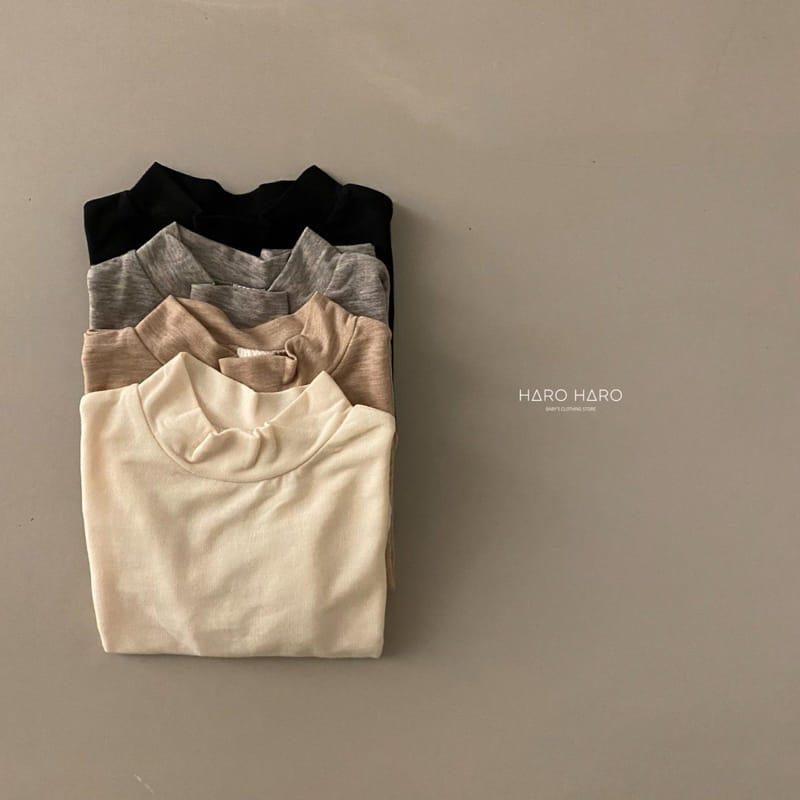 HARO HARO - Korean Children Fashion - #Kfashion4kids - Charmant Half Turtleneck Tee - 5
