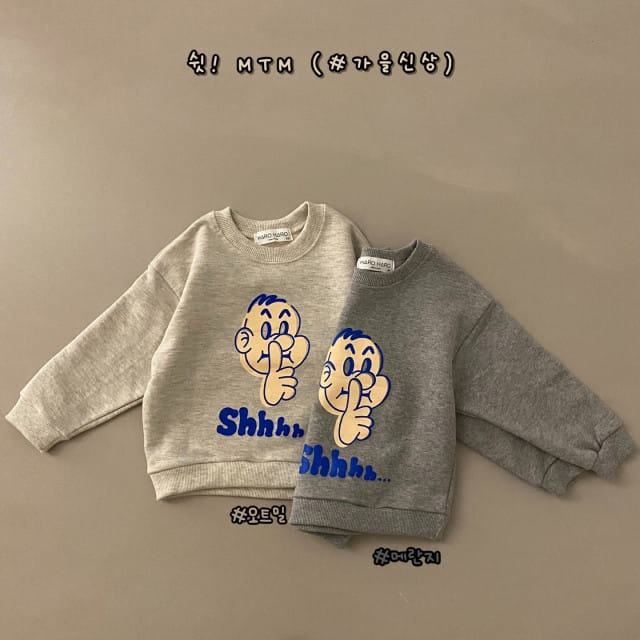 HARO HARO - Korean Children Fashion - #Kfashion4kids - Shhhh Sweatshirt