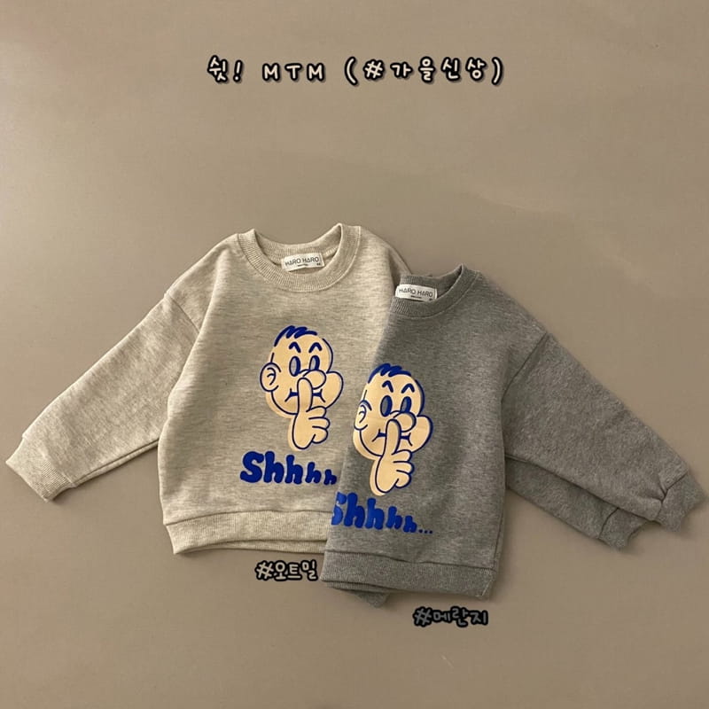 HARO HARO - Korean Children Fashion - #Kfashion4kids - Shhhh Sweatshirt - 2