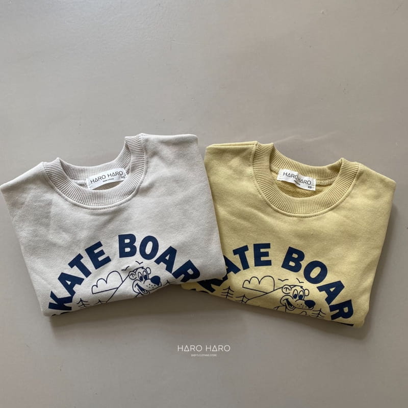 HARO HARO - Korean Children Fashion - #Kfashion4kids - Skate Board Sweatshirt - 7