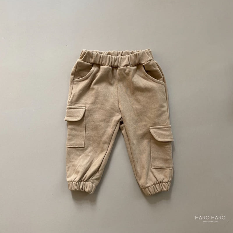 HARO HARO - Korean Children Fashion - #Kfashion4kids - Unbalance Pocket Jogger Pants - 10