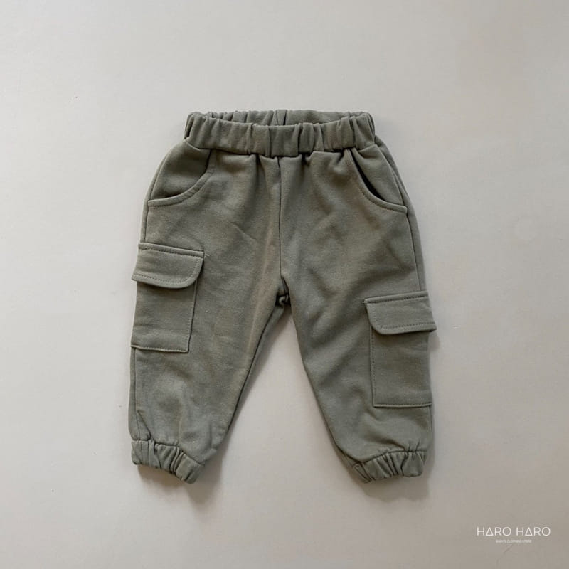 HARO HARO - Korean Children Fashion - #Kfashion4kids - Unbalance Pocket Jogger Pants - 11