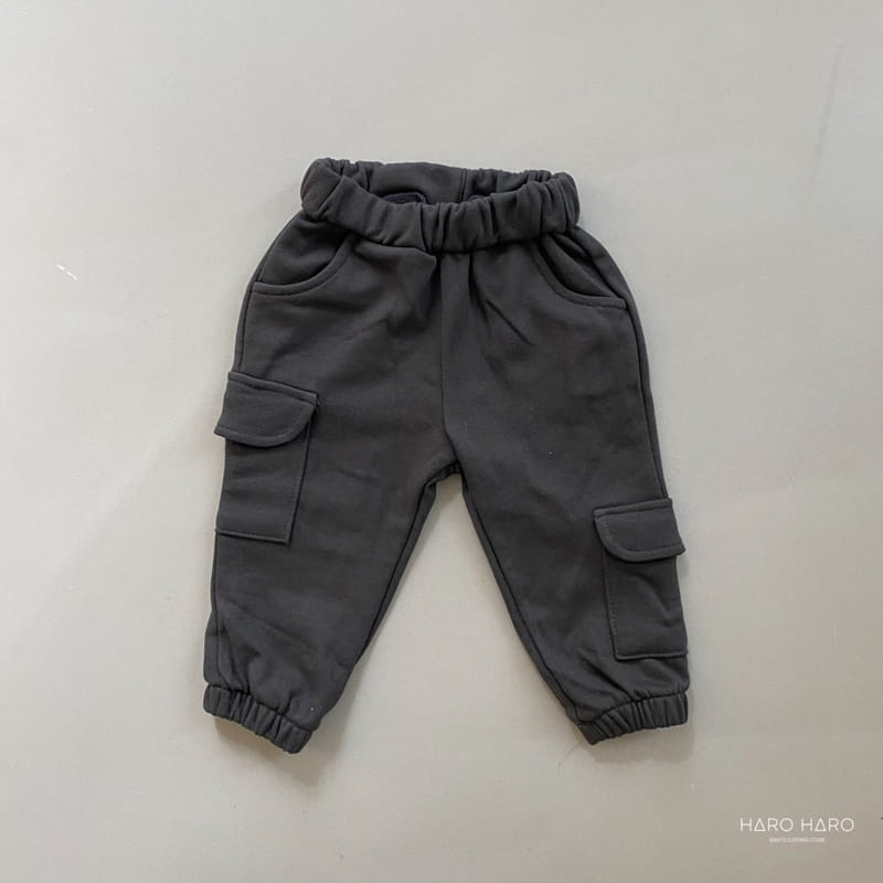 HARO HARO - Korean Children Fashion - #Kfashion4kids - Unbalance Pocket Jogger Pants - 12