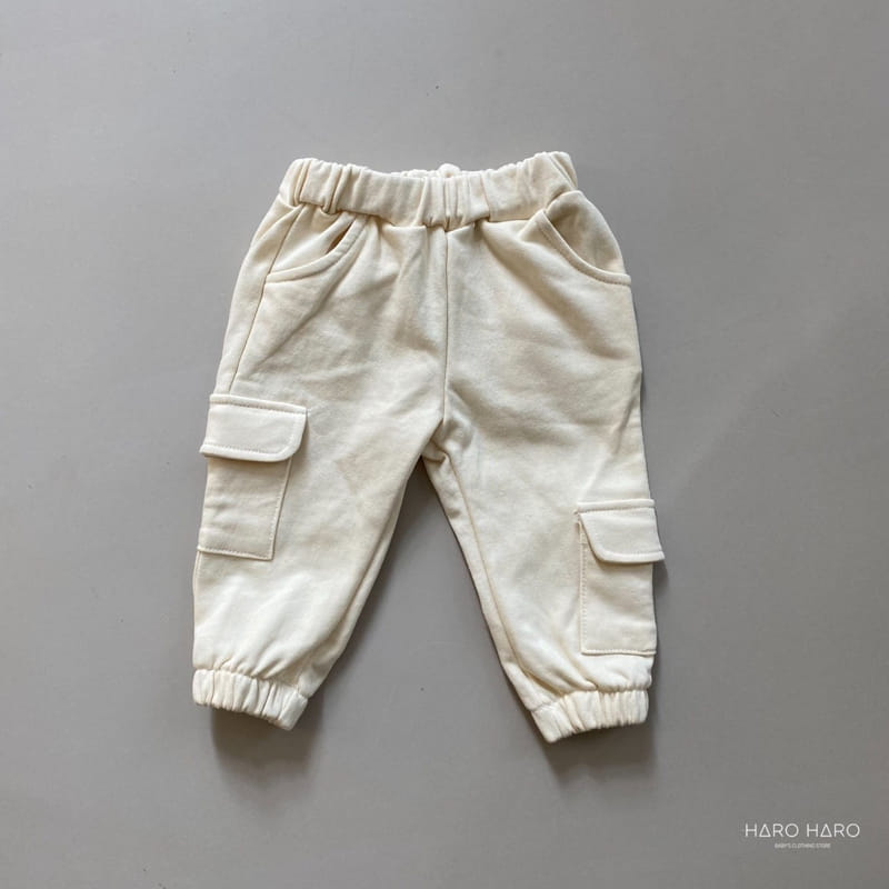 HARO HARO - Korean Children Fashion - #Kfashion4kids - Unbalance Pocket Jogger Pants - 8