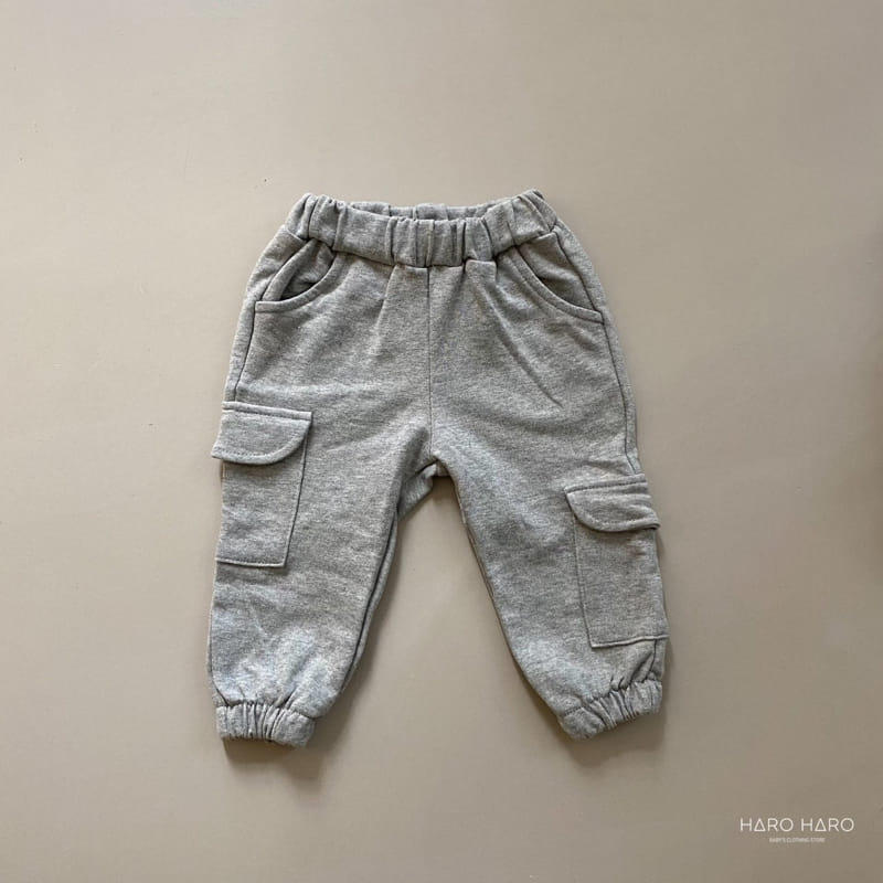 HARO HARO - Korean Children Fashion - #Kfashion4kids - Unbalance Pocket Jogger Pants - 9