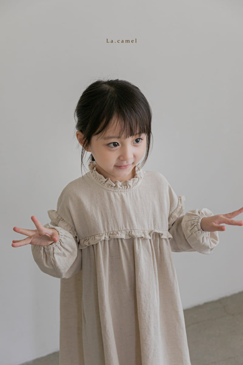 LA CAMEL - Korean Children Fashion - #Kfashion4kids - Pompom One-piece - 10