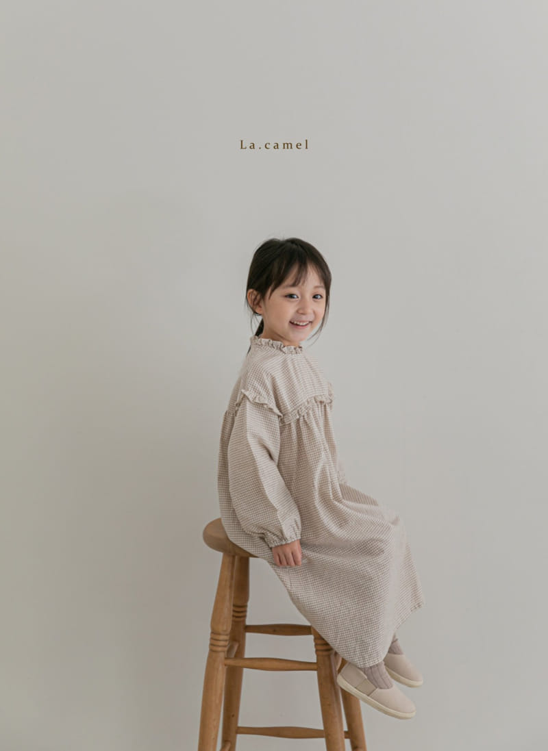 LA CAMEL - Korean Children Fashion - #Kfashion4kids - Pompom One-piece - 6