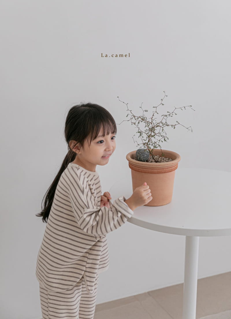 LA CAMEL - Korean Children Fashion - #Kfashion4kids - Muffin Top Bottom Set - 11