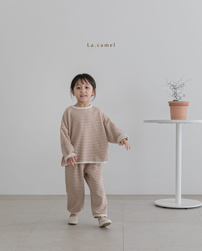 LA CAMEL - Korean Children Fashion - #Kfashion4kids - Muffin Top Bottom Set - 12