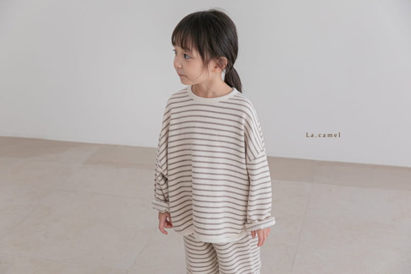 LA CAMEL - Korean Children Fashion - #Kfashion4kids - Muffin Top Bottom Set - 2