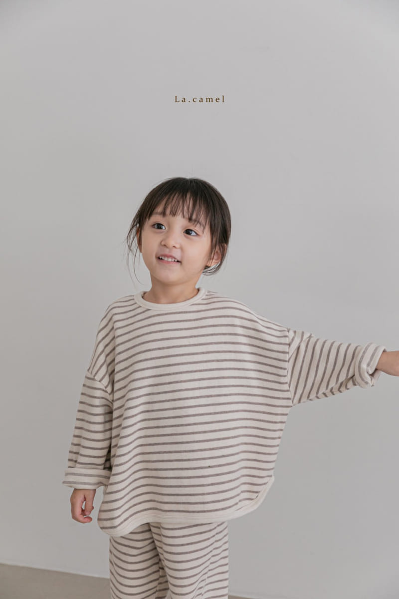 LA CAMEL - Korean Children Fashion - #Kfashion4kids - Muffin Top Bottom Set - 4