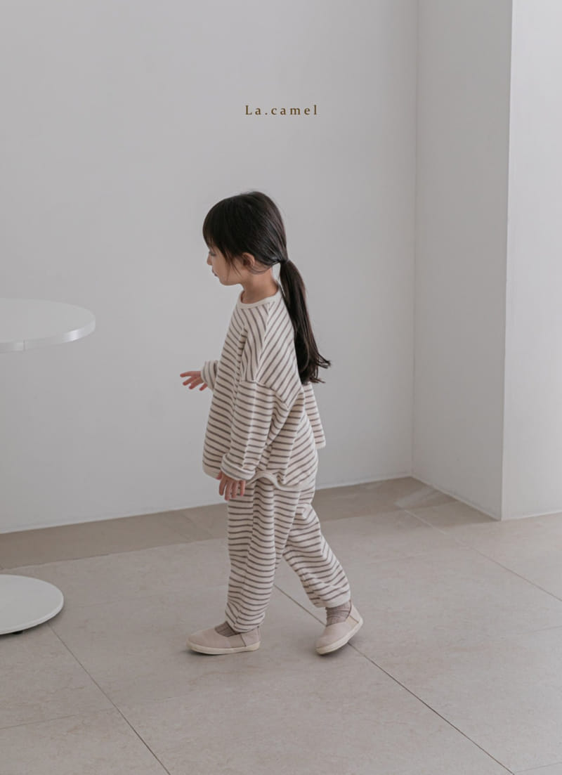 LA CAMEL - Korean Children Fashion - #Kfashion4kids - Muffin Top Bottom Set - 5