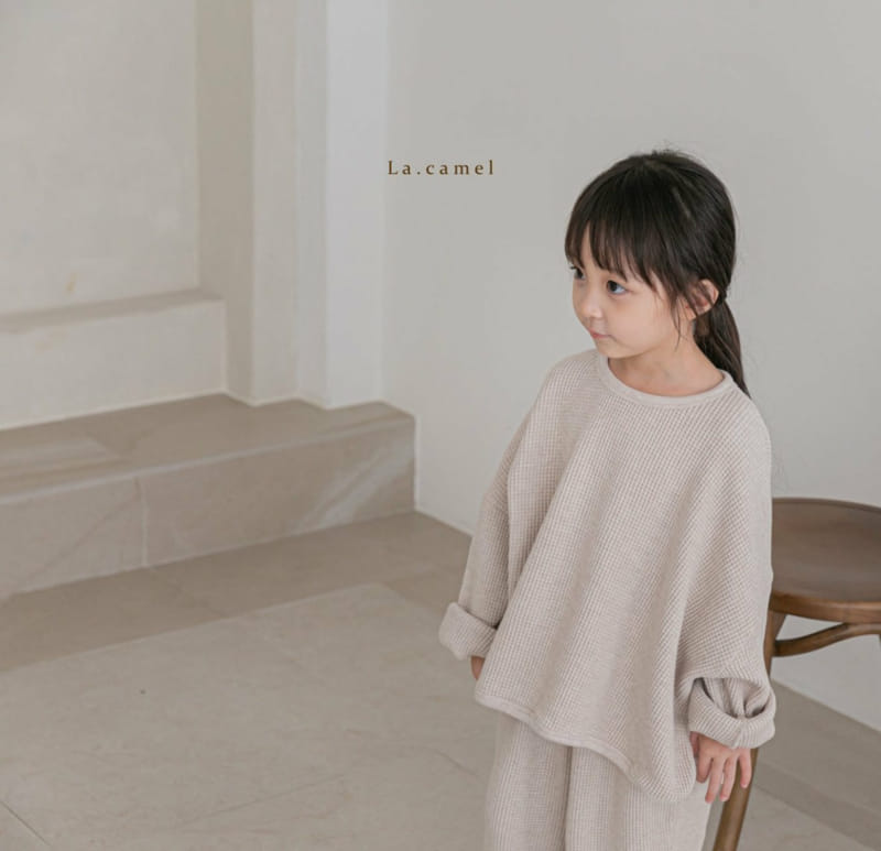LA CAMEL - Korean Children Fashion - #Kfashion4kids - Baguette Top Bottom Set - 4