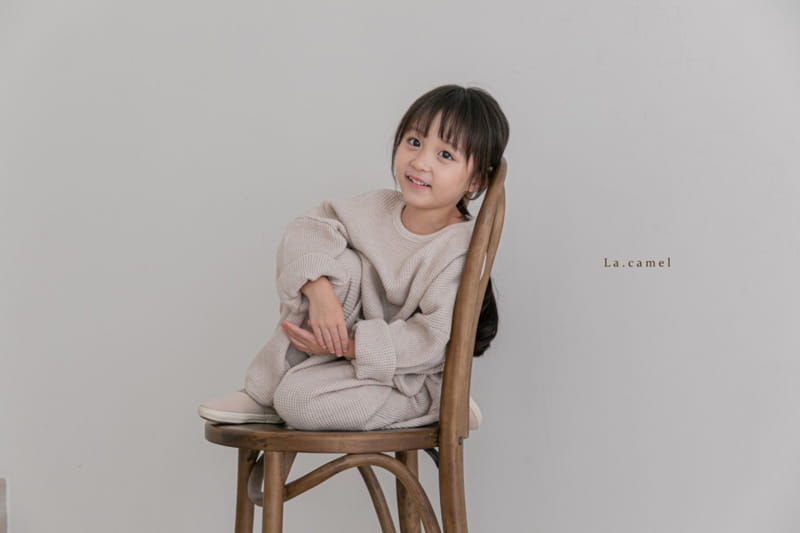 LA CAMEL - Korean Children Fashion - #Kfashion4kids - Baguette Top Bottom Set - 5