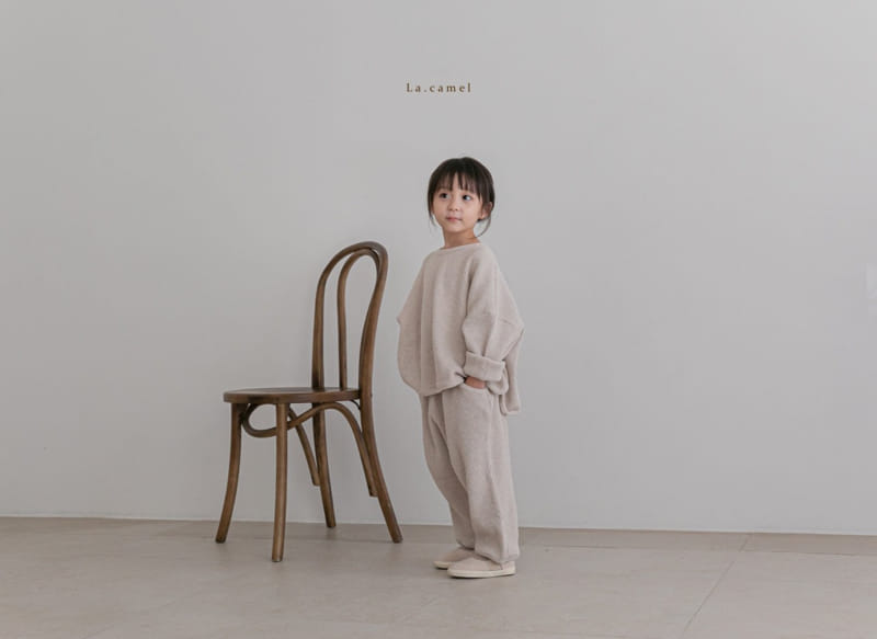 LA CAMEL - Korean Children Fashion - #Kfashion4kids - Baguette Top Bottom Set - 8