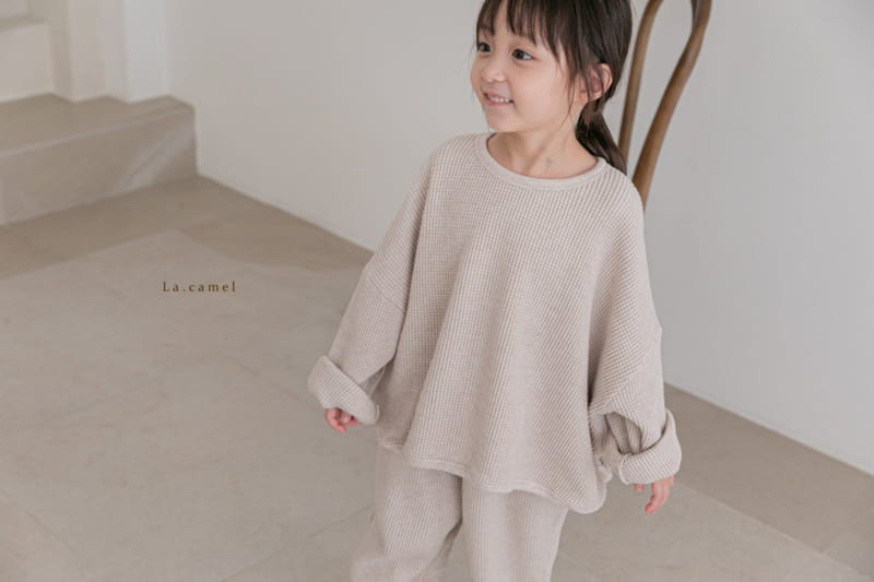 LA CAMEL - Korean Children Fashion - #Kfashion4kids - Baguette Top Bottom Set - 9