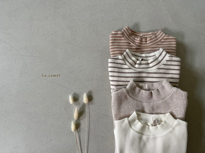 LA CAMEL - Korean Children Fashion - #Kfashion4kids - Bubble Half Turtleneck Tee - 3