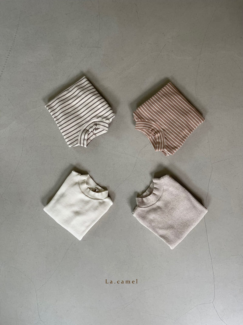 LA CAMEL - Korean Children Fashion - #Kfashion4kids - Bubble Half Turtleneck Tee - 6