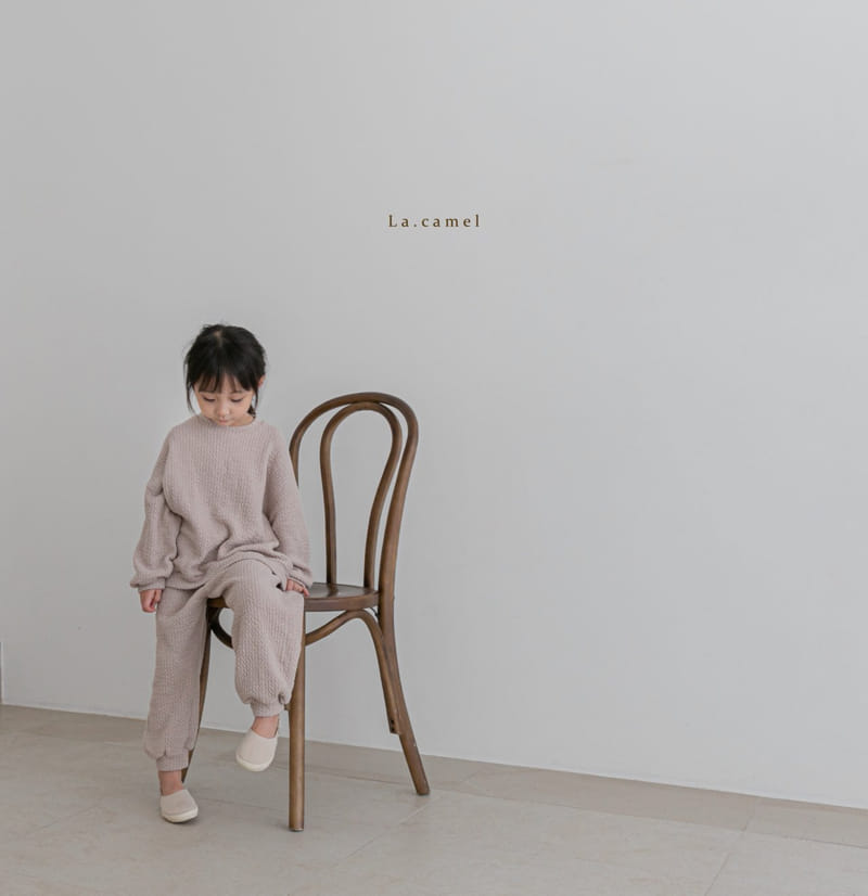 LA CAMEL - Korean Children Fashion - #Kfashion4kids - Olive Top Bottom Set - 3