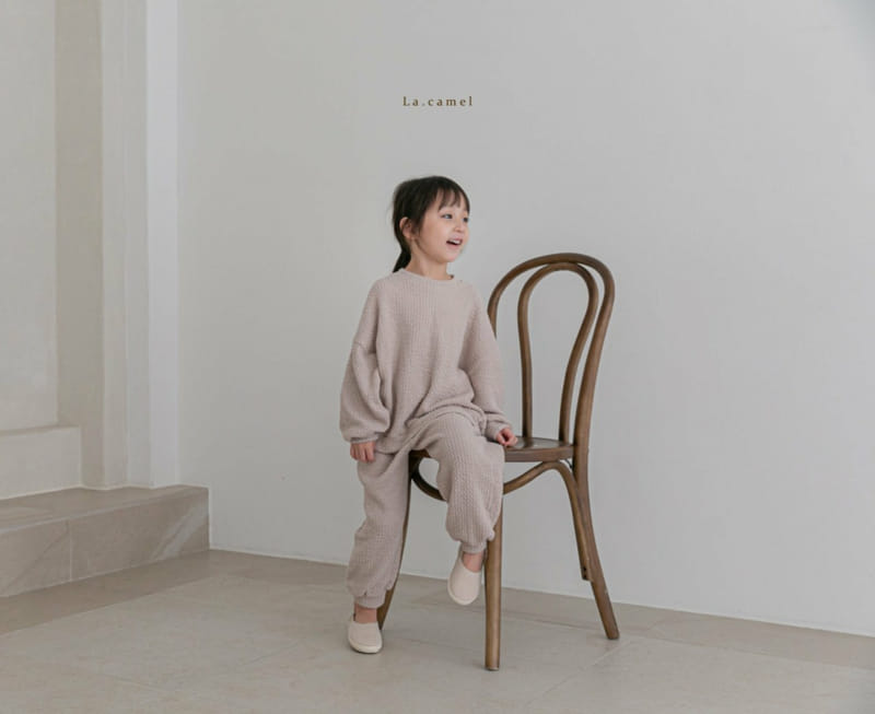 LA CAMEL - Korean Children Fashion - #Kfashion4kids - Olive Top Bottom Set - 7