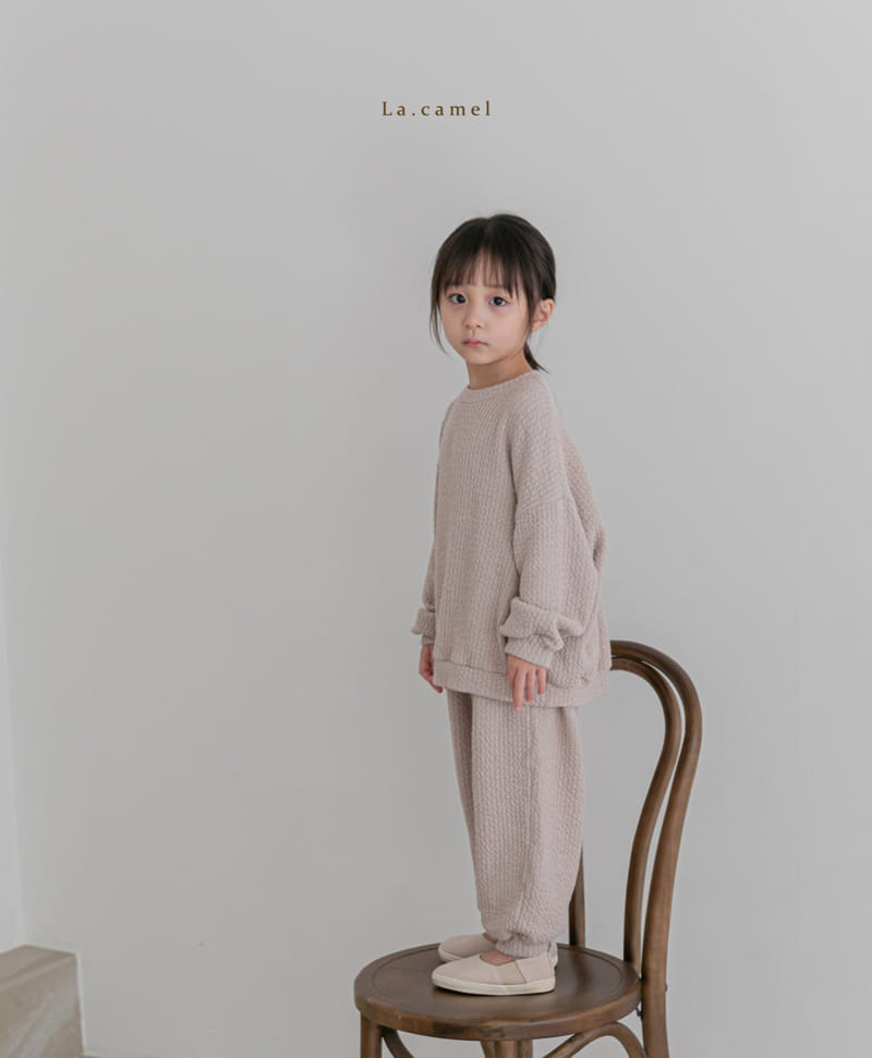 LA CAMEL - Korean Children Fashion - #Kfashion4kids - Olive Top Bottom Set - 9