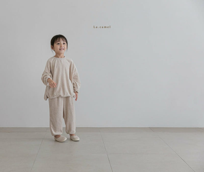 LA CAMEL - Korean Children Fashion - #Kfashion4kids - Terry Towel Top Bottom Set - 10