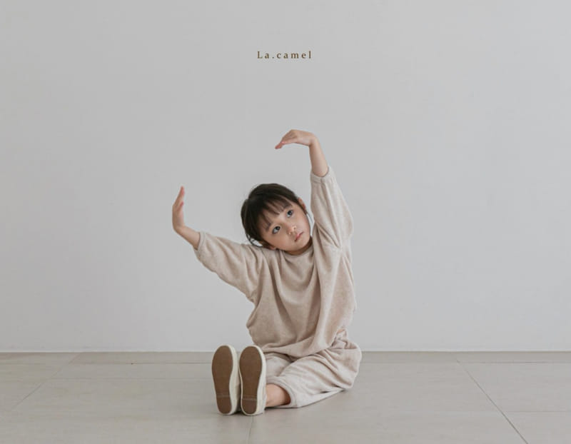 LA CAMEL - Korean Children Fashion - #Kfashion4kids - Terry Towel Top Bottom Set - 7