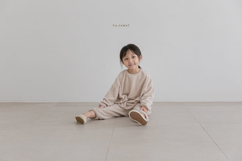 LA CAMEL - Korean Children Fashion - #Kfashion4kids - Terry Towel Top Bottom Set - 9