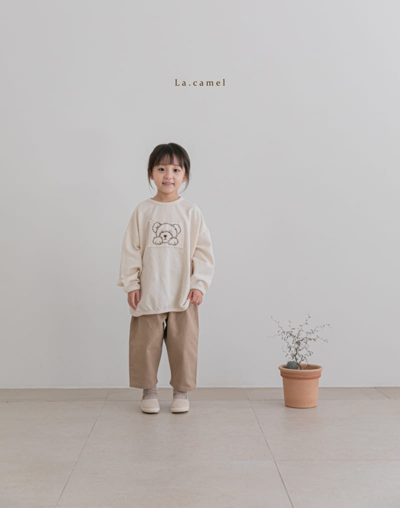 LA CAMEL - Korean Children Fashion - #Kfashion4kids - Toto Embroidery Tee - 10