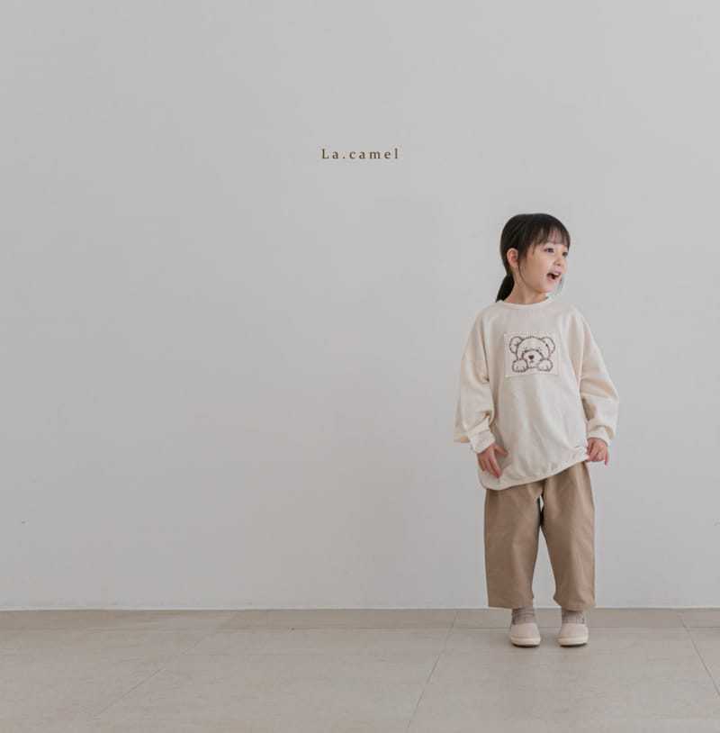LA CAMEL - Korean Children Fashion - #Kfashion4kids - Toto Embroidery Tee - 11