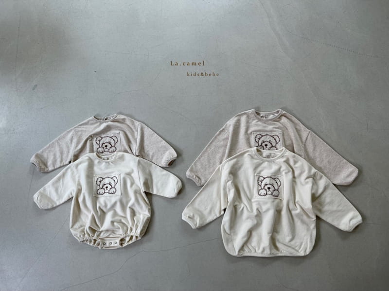 LA CAMEL - Korean Children Fashion - #Kfashion4kids - Toto Embroidery Tee - 3