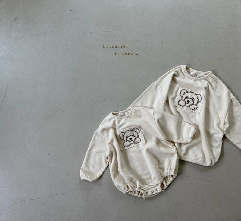 LA CAMEL - Korean Children Fashion - #Kfashion4kids - Toto Embroidery Tee - 5
