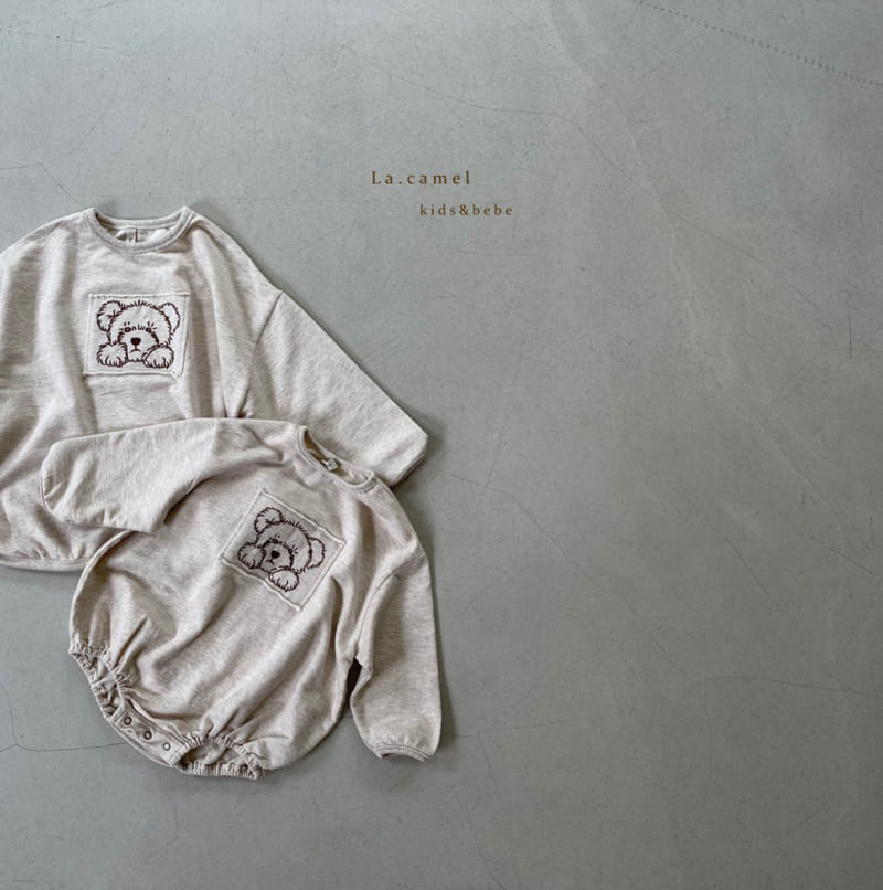 LA CAMEL - Korean Children Fashion - #Kfashion4kids - Toto Embroidery Tee - 6
