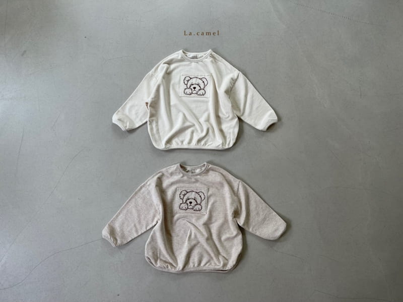 LA CAMEL - Korean Children Fashion - #Kfashion4kids - Toto Embroidery Tee - 7