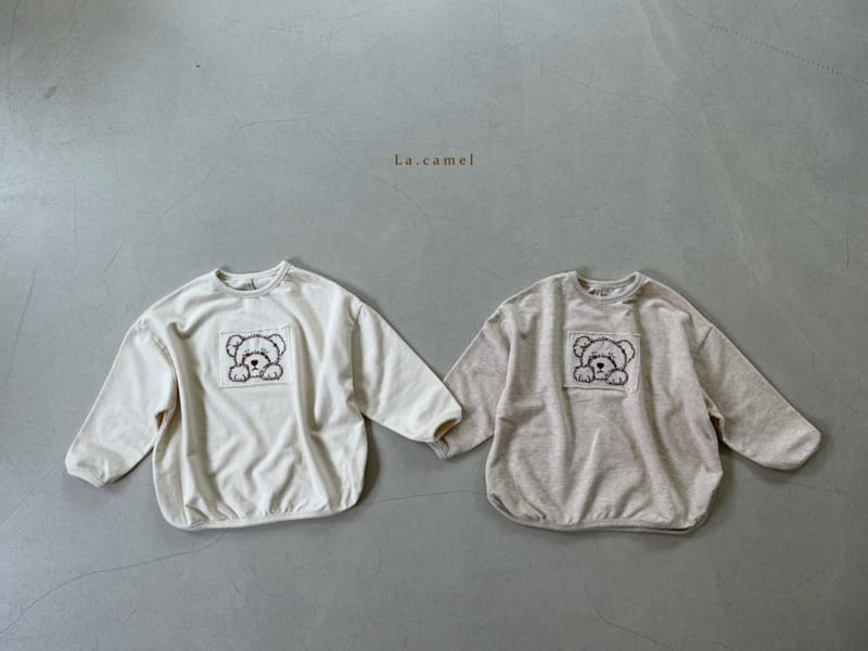 LA CAMEL - Korean Children Fashion - #Kfashion4kids - Toto Embroidery Tee - 8