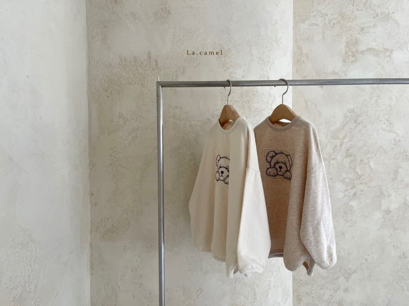 LA CAMEL - Korean Children Fashion - #Kfashion4kids - Toto Embroidery Tee - 9