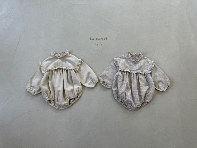 LA CAMEL - Korean Children Fashion - #Kfashion4kids - Pompom Bodysuit