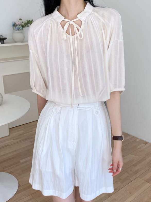 LANEWOOD - Korean Children Fashion - #Kfashion4kids - Shirring Blouse