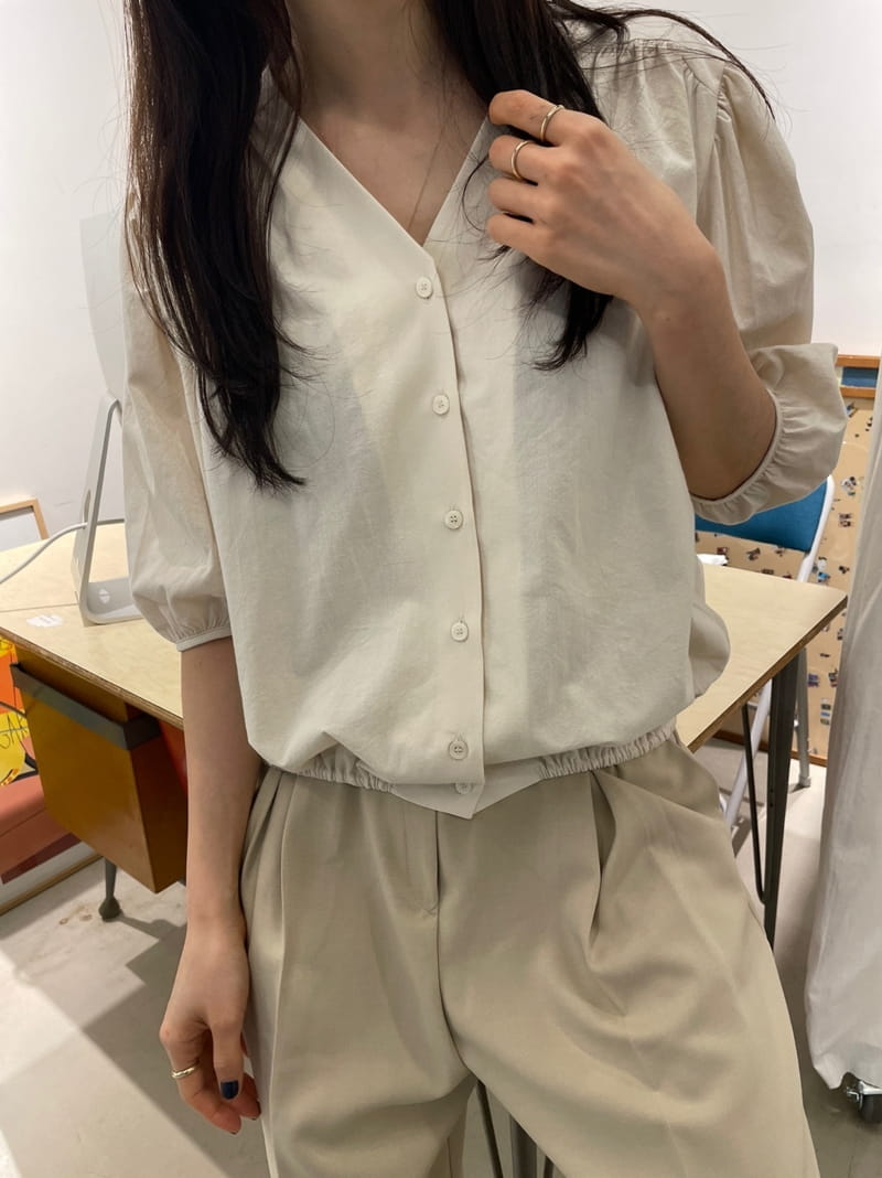 LANEWOOD - Korean Children Fashion - #Kfashion4kids - Natural Blouse