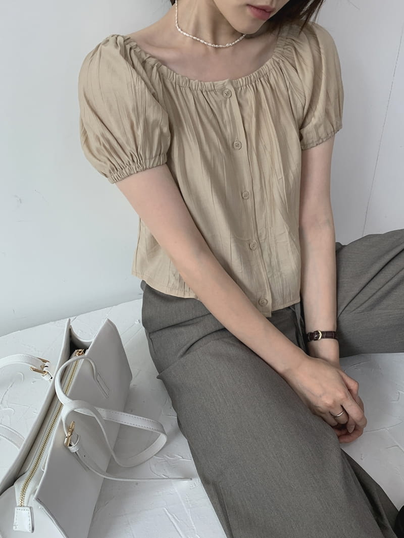 LOUNGE VERA - Korean Children Fashion - #Kfashion4kids - Ballon Blouse