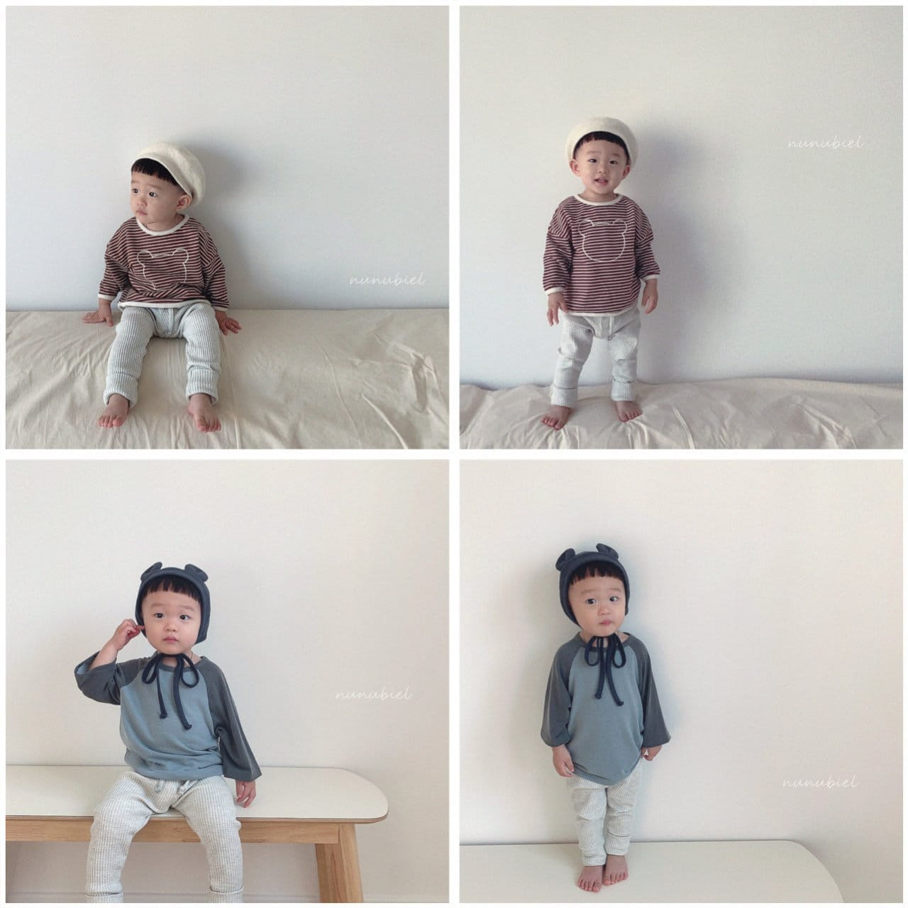 NUNUBIEL - Korean Children Fashion - #Kfashion4kids - Waffle Roll-up Leggings - 12