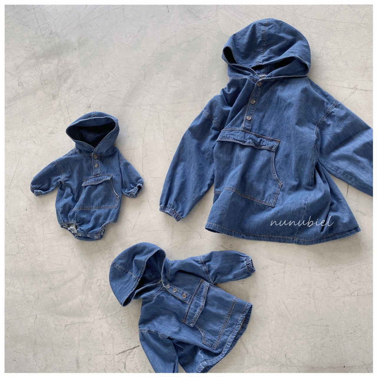 NUNUBIEL - Korean Children Fashion - #Kfashion4kids - Mom Denim Anorak - 3