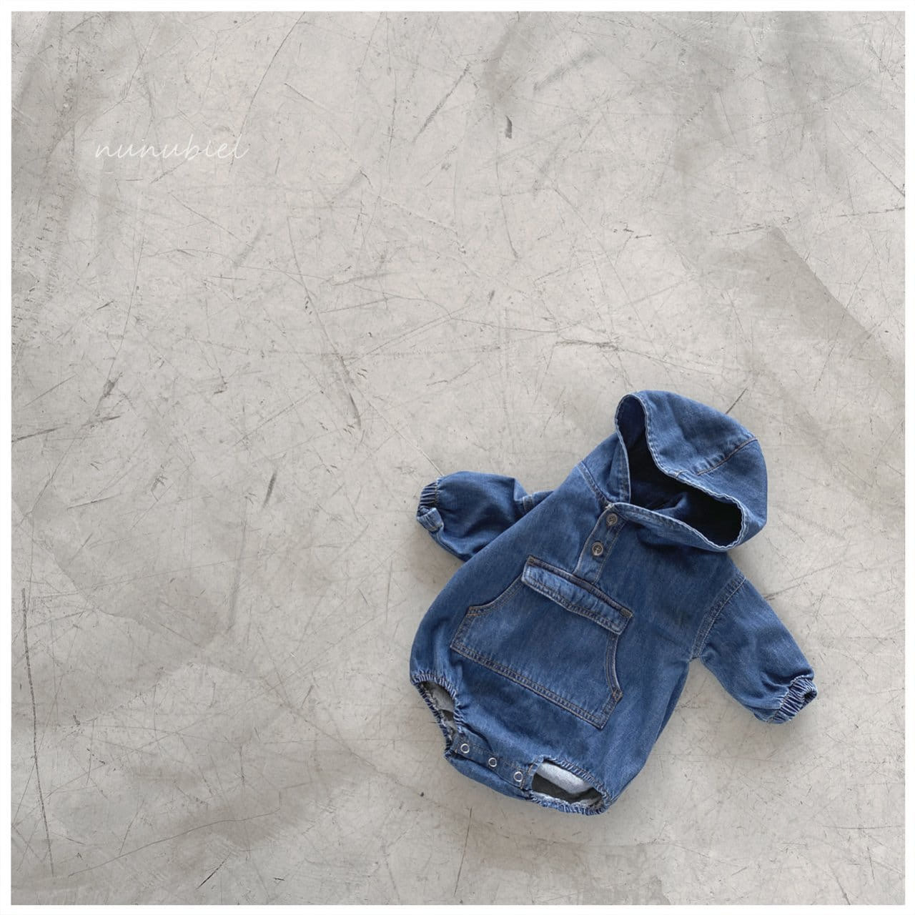 NUNUBIEL - Korean Children Fashion - #Kfashion4kids - Denim Anorak Romper - 3