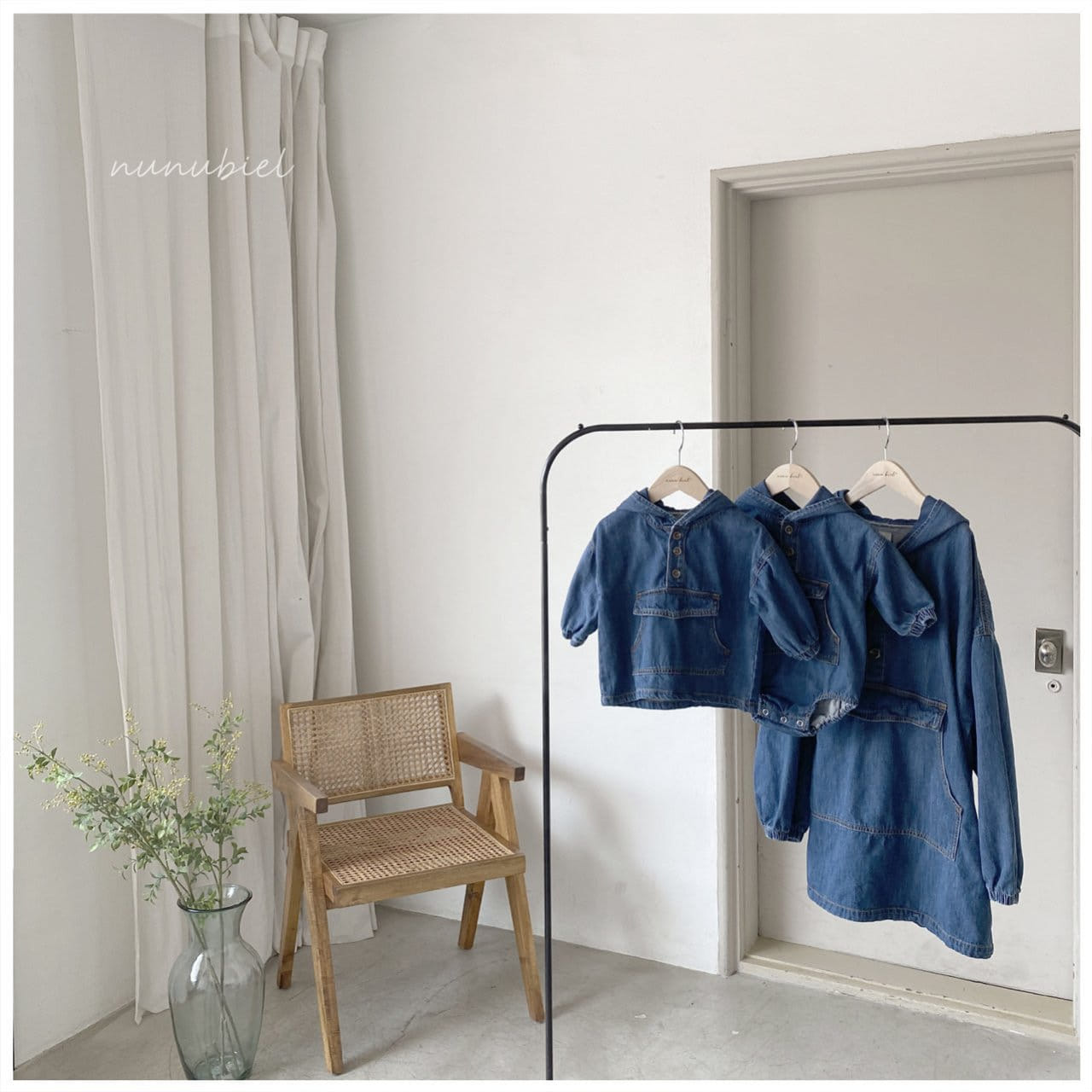 NUNUBIEL - Korean Children Fashion - #Kfashion4kids - Denim Anorak Romper - 7