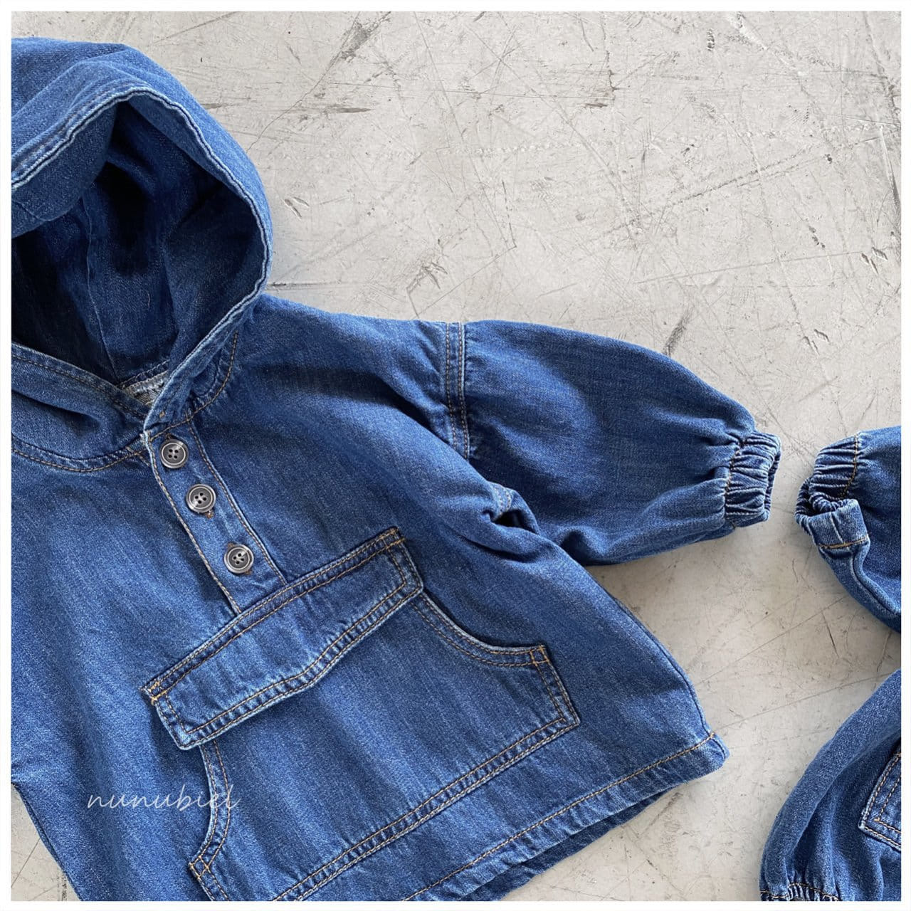 NUNUBIEL - Korean Children Fashion - #Kfashion4kids - Denim Anorak - 5