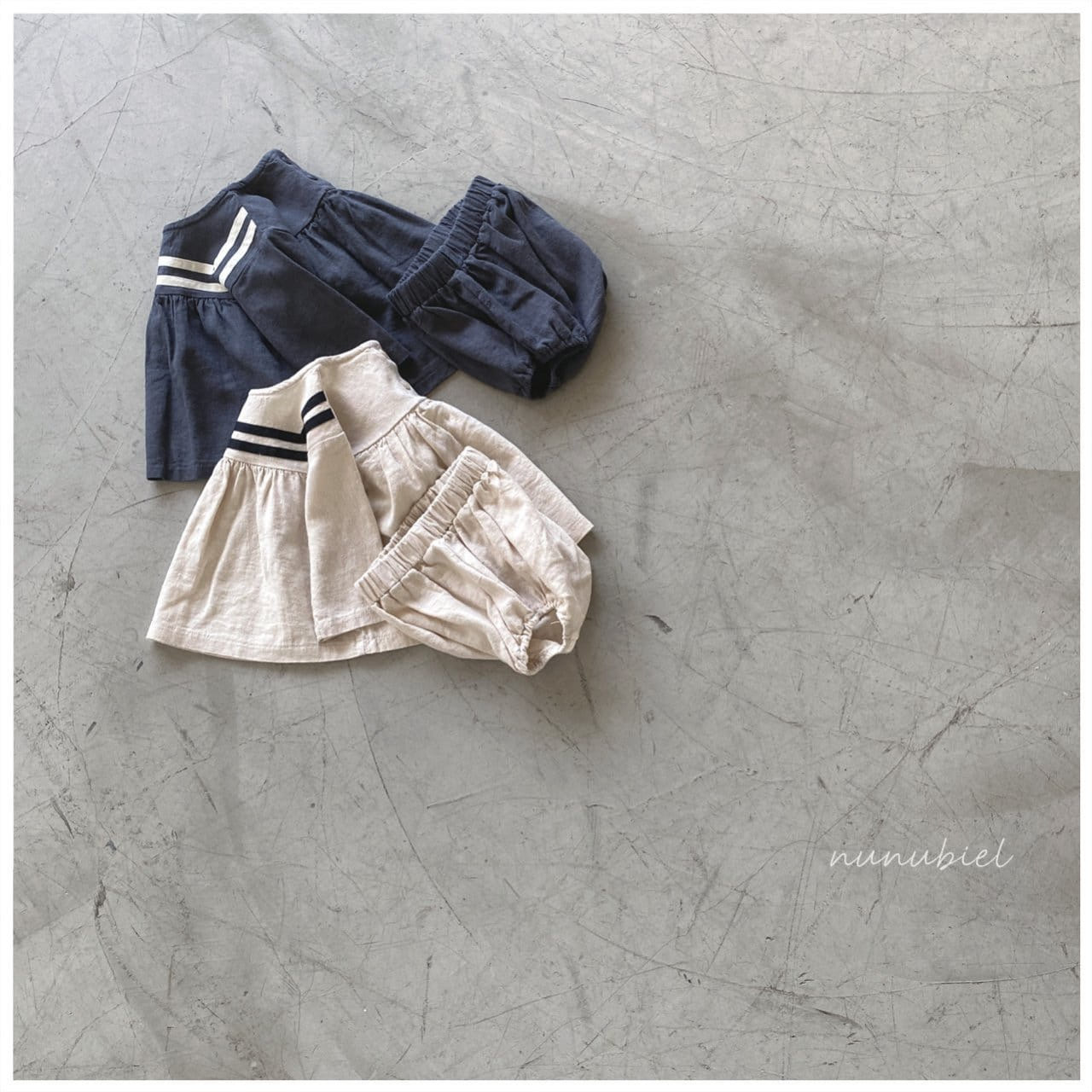 NUNUBIEL - Korean Children Fashion - #Kfashion4kids - Tape Blouse Bloomer Set - 3